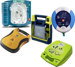 Assorted AEDs in Jacksonville